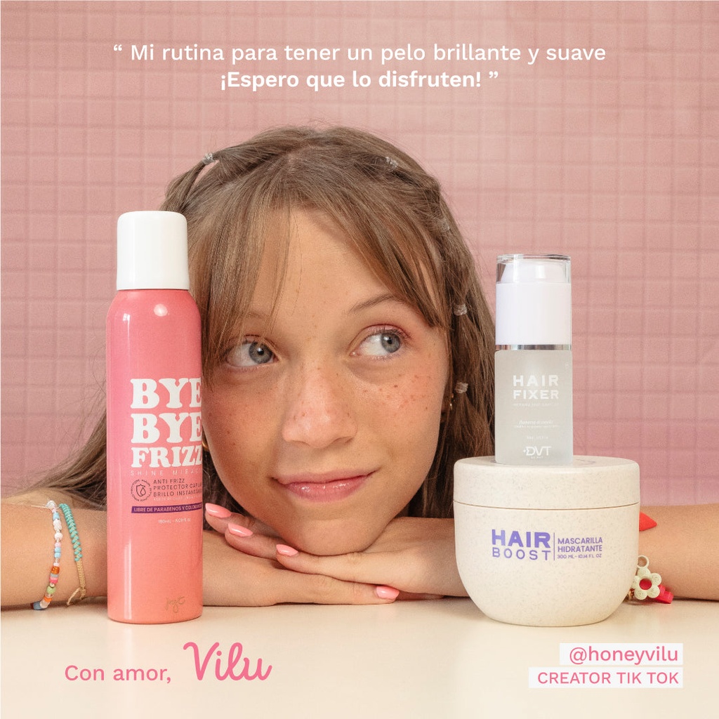 Mascarilla hidratante hair boost Bye Bye Frizz Hair Fixer