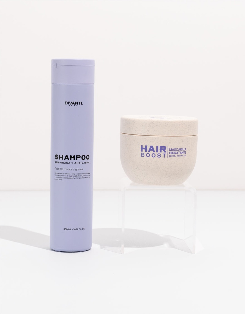 Duo Shampoo y Mascarilla-Antigrasa