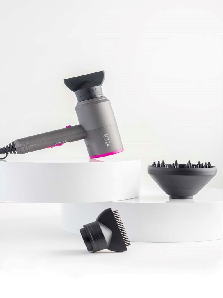 Secador Pro 2000 Gris Fucsia