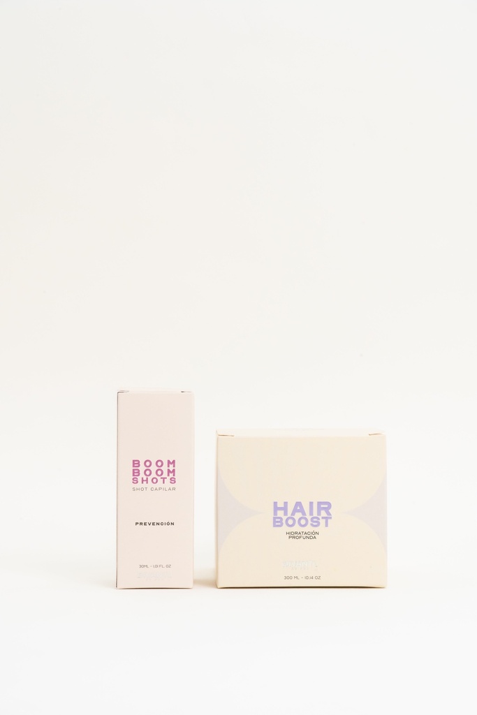 Mascarilla hidratante hair boost
Boom Boom Shot previene