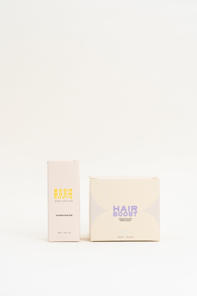 Mascarilla hidratante hair boost
Boom Boom Shot hidrata